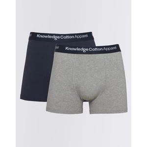Knowledge Cotton 2-Pack Underwear 1012 Grey Melange L