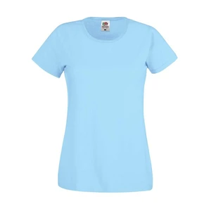 Blue Women's T-shirt Lady fit Original Fruit of the Loom