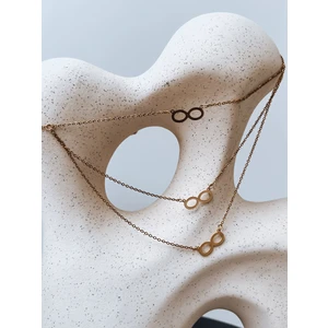 INFINITY necklace gold Dstreet