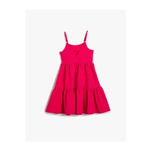 Koton 3skg80081aw Girls' Dress Pink