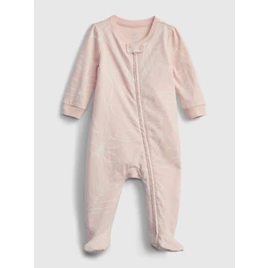 Béžový holčičí baby overal 100% organic cotton one-piece