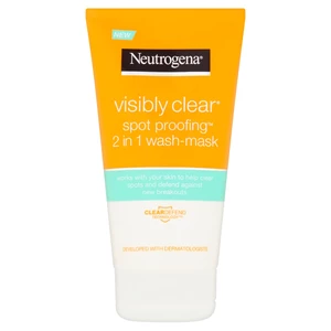 Neutrogena Visibly Clear Spot Proofing čistiaca emulzia a maska 2 v 1 150 ml
