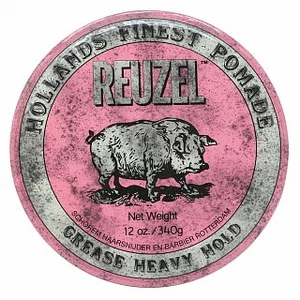 Reuzel Holland's Finest Pomade Pink Grease Heavy Hold pomada do włosów dla silnego utrwalenia 340 g