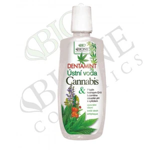 Bione Cosmetics Dentamint ústní voda Cannabis 500 ml