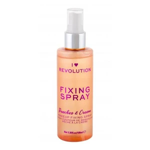 I Heart Revolution Fixing Spray fixační sprej na make-up s vůní Peaches & Cream 100 ml