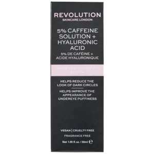 Revolution Skincare 5% Caffeine solution + Hyaluronic Acid sérum na očné okolie 30 ml