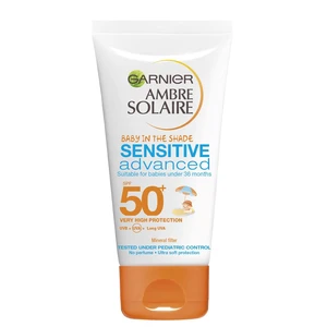 Garnier Ambre Solaire Sensitive Advanced opaľovací krém pre deti SPF 50+ 50 ml