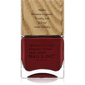 Nails Inc. Vegan Nail Polish dlouhotrvající lak na nehty odstín Swear By Salutation 14 ml