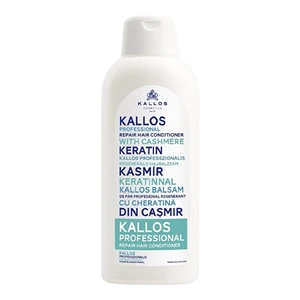 Kallos Pro fesionálny obnovujúci kondicionér s keratínom (Professional Repair Hair Conditioner With Cashmere Keratin) 1000 ml