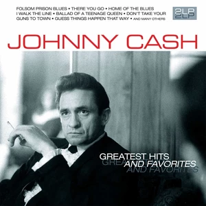 Johnny Cash Greatest Hits and Favorites (2 LP) Compilation