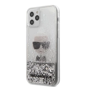 Tok Karl Lagerfeld Liquid Glitter Iconic  iPhone 12/12 Pro, silver