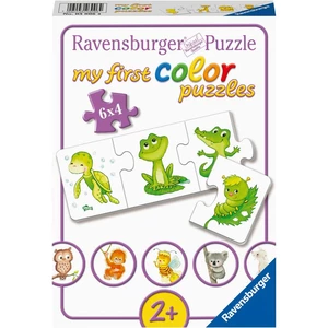 Ravensburger puzzle Moje první barevné puzzle zvířátka 6 x 4 dílků