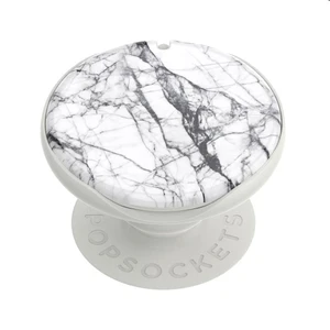 PopSockets univerzális tartó tükörrel PopMirror Dove White Marble Gloss