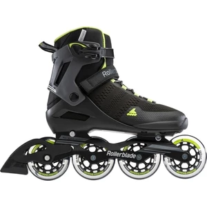 Rollerblade Spark 90 Patine în linie Negru/Lămâie verde 44,5