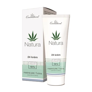 Cannaderm Cannaderm Natura 24 krém na mastnou pleť 75 g