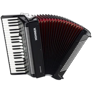 Hohner Bravo III 120 Schwarz Tastenakkordeon
