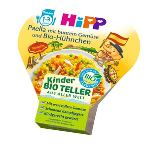 HiPP BIO Paella se zeleninou a kuřecím masem 250g