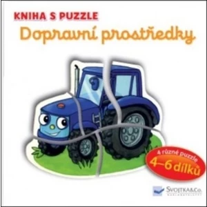 Kniha s puzzle - Dopravní prostředky - Bruggemann Vera