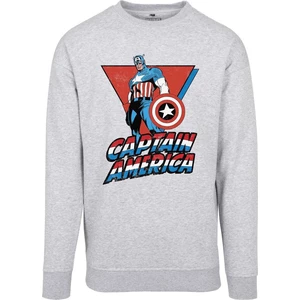 Captain America T-Shirt Crewneck Grey L