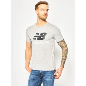 Koszulka męska New Balance Essentials Stacked Logo T MT01575AG