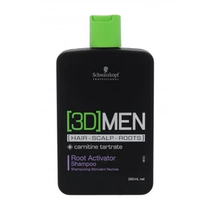 Schwarzkopf Professional [3D] MEN šampón pre aktiváciu korienkov 250 ml