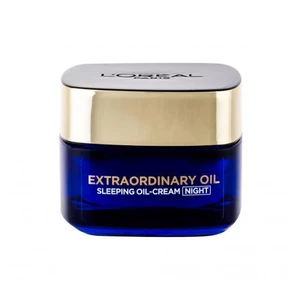 L’Oréal Paris Nutri-Gold rozjasňující noční krém s intenzitou masky Essential Oils + Royal Jelly - Light Texture, Silky Soft) 50 ml