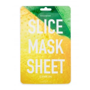 Kocostar Slice Mask Lemon 20 ml pleťová maska na veľmi suchú pleť; na dehydratovanu pleť; proti vráskam; na rozjasnenie pleti