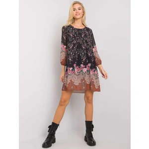 Black dress with patterns from Tristana OCH BELLA