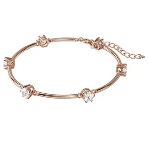 Swarovski Elegantný bronzový náramok s kryštálmi Constella 5609711
