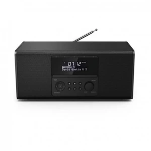 Stolní rádio Hama DR1550CBT, Bluetooth, CD, USB, černá