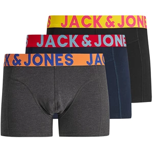 Jack&Jones 3 PACK - pánské boxerky JACCRAZY 12151349 XL