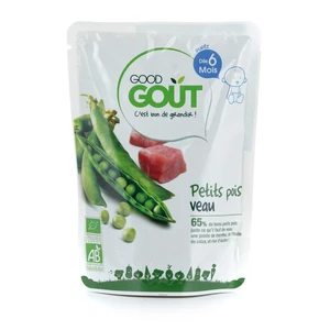 GOOD GOUT BIO Hrášek s telecím masem 190 g