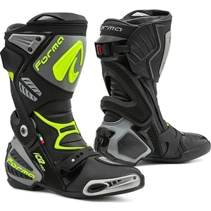 Forma Boots Ice Pro Black/Grey/Yellow Fluo 39 Bottes de moto