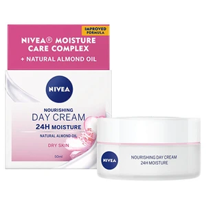 Nivea Výživný denní krém pro suchou pleť SPF 8 24H Moisture (Nourishing Day Cream) 50 ml