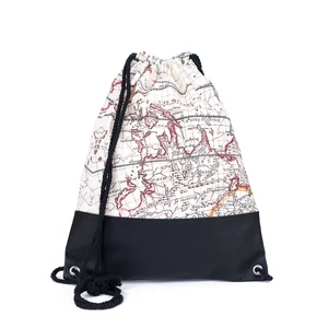 Art Of Polo Unisex's Backpack Tr18233 Black/White