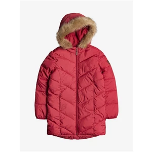 Červená holčičí zimní bunda Roxy - unisex