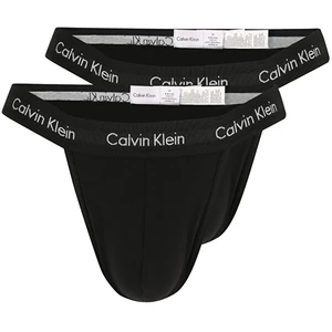 Calvin Klein 2 PACK - pánská tanga NB2208A-001 M