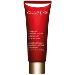 Clarins Super Restorative Décolleté and Neck Concentrate spevňujúci protivráskový krém na krk a dekolt 75 ml