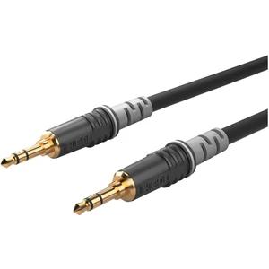Jack audio kabel Hicon HBA-3S-0150, 1.50 m, černá