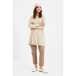 Trendyol Light Brown Knitwear Pullover