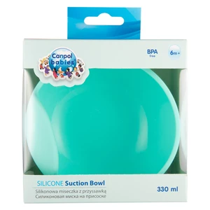 Canpol babies Suction bowl miska s prísavkou Turquoise 300 ml