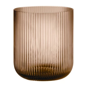Brązowy szklany świecznik Blomus Ven, ø 14 cm