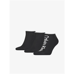 Set of three pairs of men's socks in Calvin Klein black - Men's