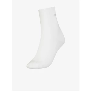 Bílé dámské ponožky Calvin Klein - Dámské