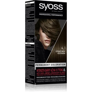 Syoss Color permanentní barva na vlasy odstín 4-1 Medium Brown