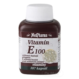 MedPharma Vitamin E 100 mg - 100 tob. + 7 tob. ZDARMA