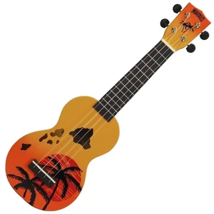 Mahalo Hawaii Sopran Ukulele Hawaii Orange Burst