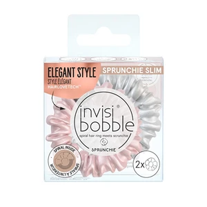 invisibobble Sprunchie Slim gumičky do vlasů Bella Chrome 2 ks