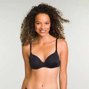 DIM INVISIFREE PUSH UP BRA - Women's push-up bra without bone - black