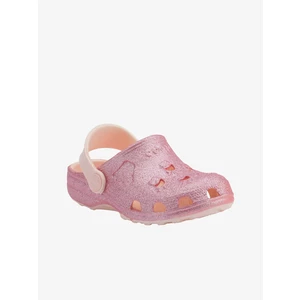 Pink Girly Slippers Coqui Little Frog - Girls